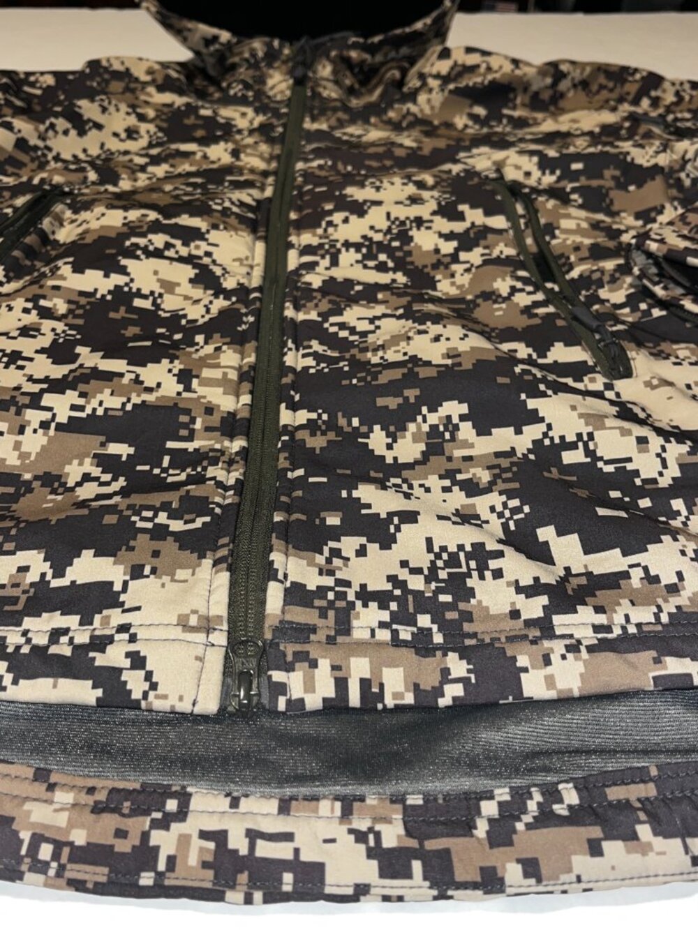 Antarctica men's full zip digital camo hooded tactical jacket medium - Picture 2 of 8